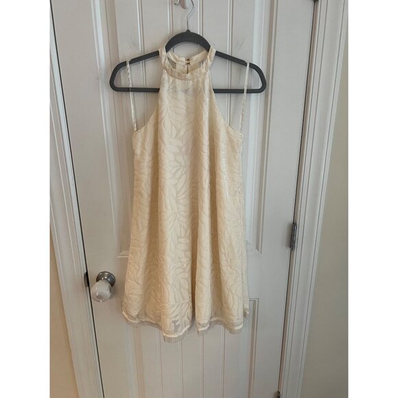 Lily Pulitzer Leafy Fern Velvet Burnout Quinn dress In Resort White Sz XS - Picture 2 of 7